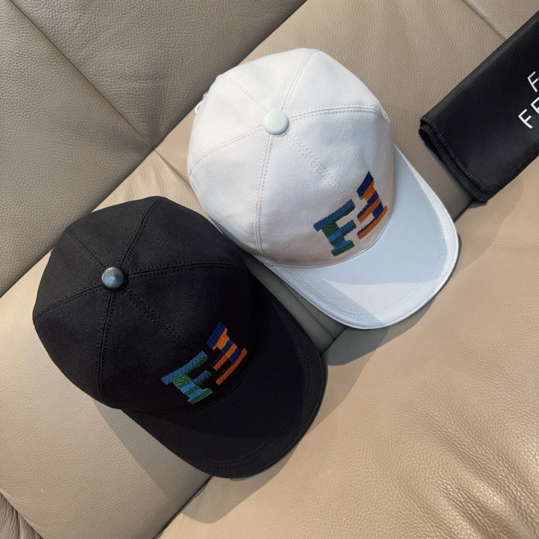 Fendi Canvas Baseball Cap Hat 454087