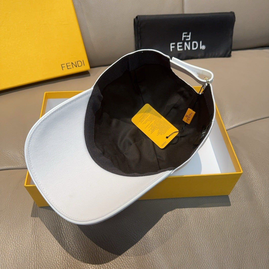 Fendi Canvas Baseball Cap Hat 454087