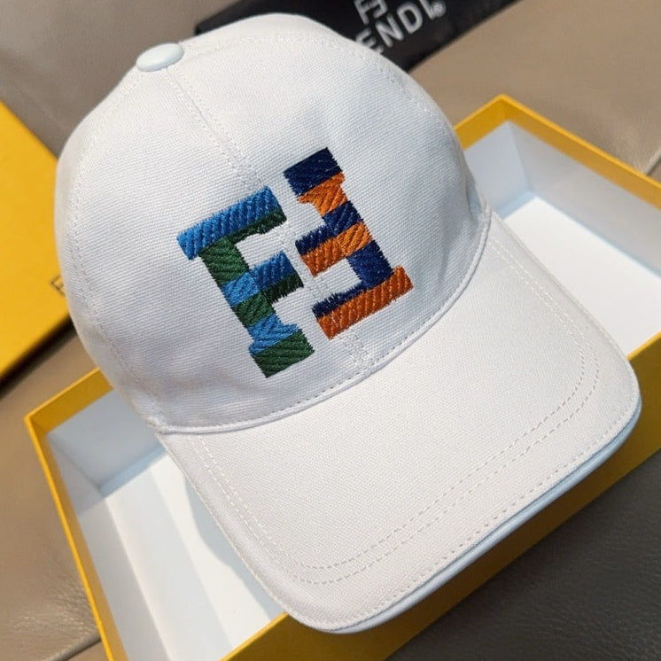 Fendi Canvas Baseball Cap Hat 454087