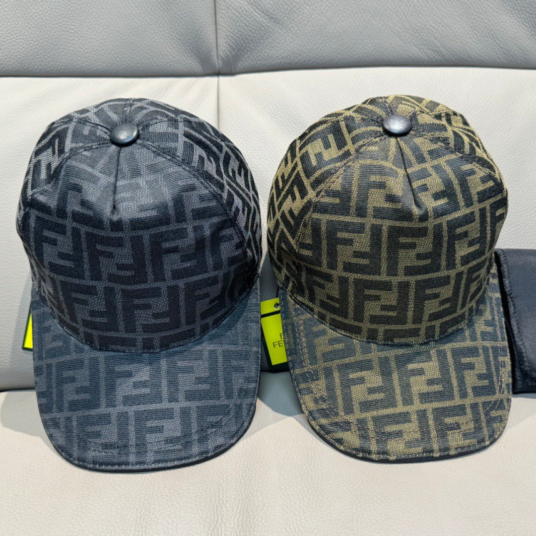 Fendi Canvas Baseball Cap Hat 454089