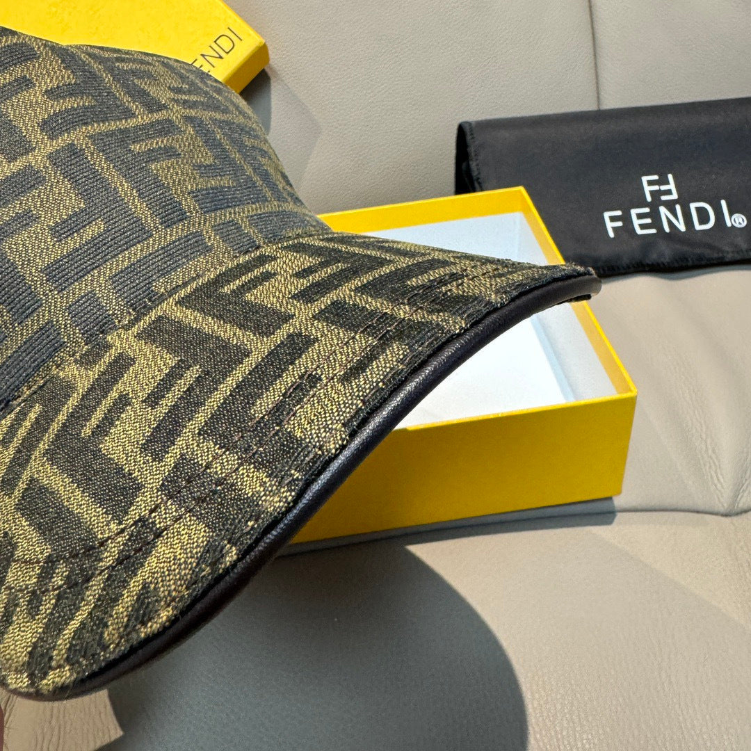 Fendi Canvas Baseball Cap Hat 454089