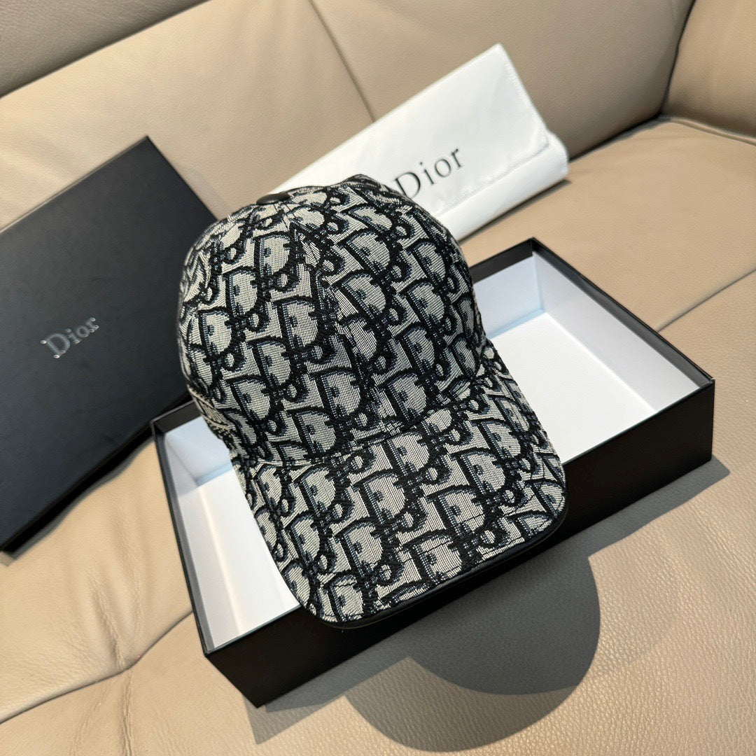 Dior Oblique Canvas Baseball Cap Hat 454118