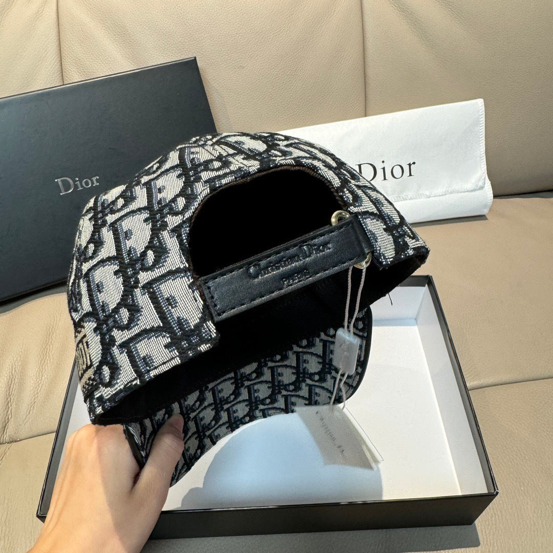 Dior Oblique Canvas Baseball Cap Hat 454118