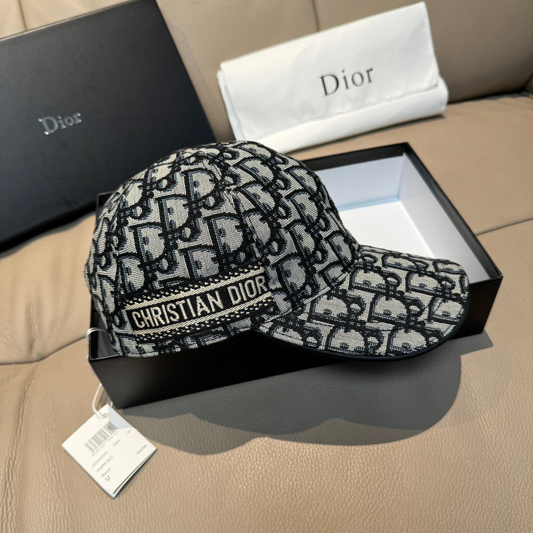 Dior Oblique Canvas Baseball Cap Hat 454118