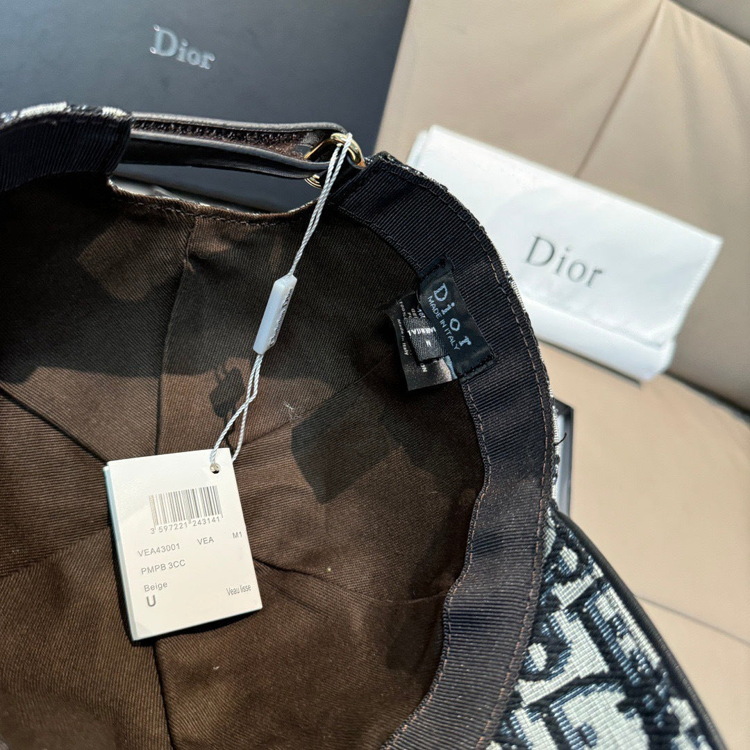 Dior Oblique Canvas Baseball Cap Hat 454118