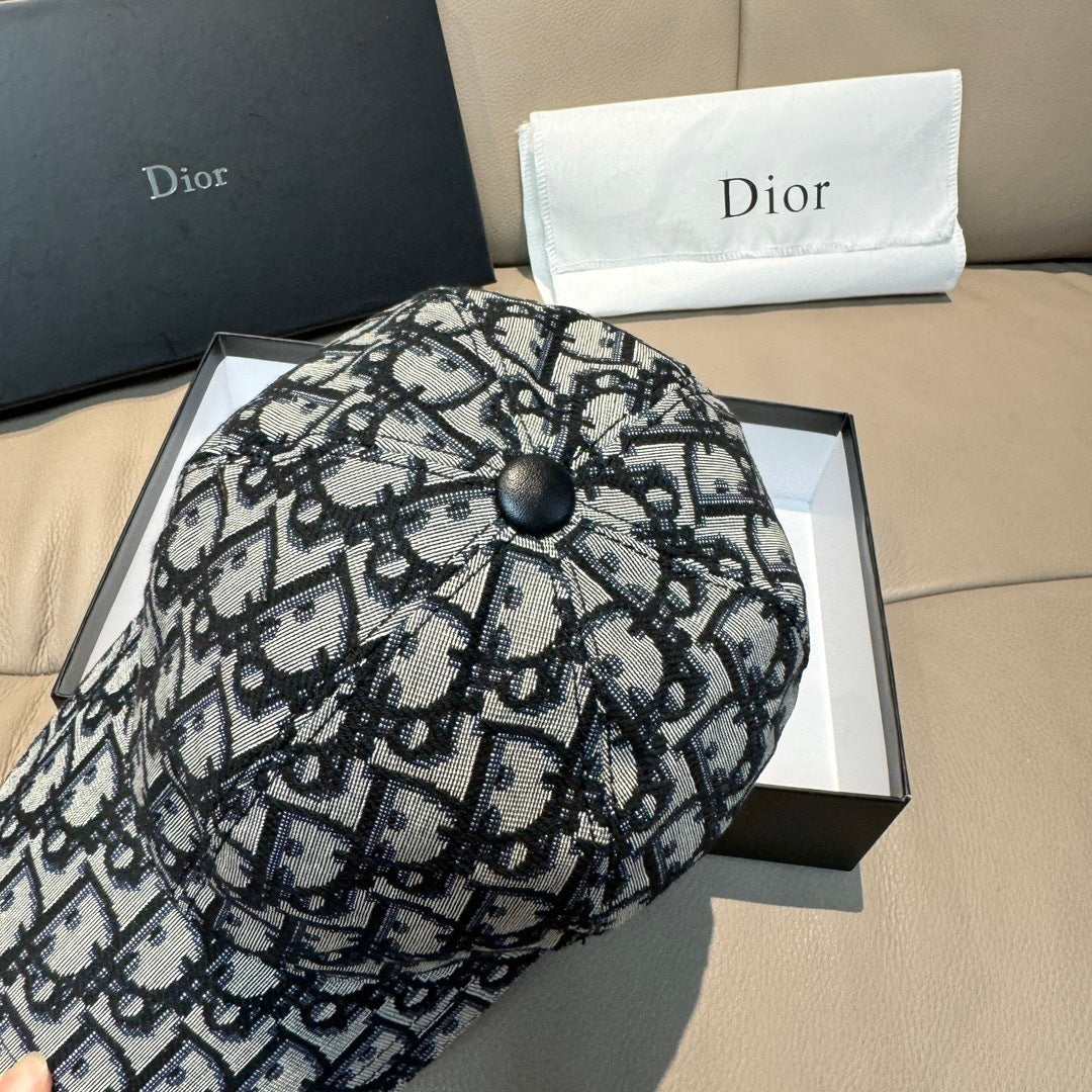 Dior Oblique Canvas Baseball Cap Hat 454118