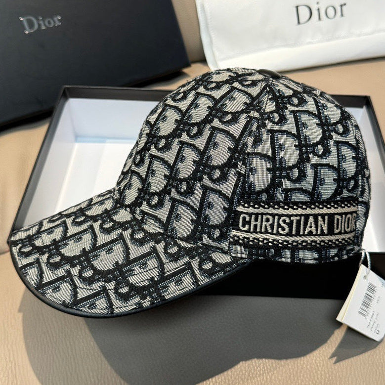 Dior Oblique Canvas Baseball Cap Hat 454118