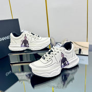 CC Sneaker White with Sticker Cowhide 238625