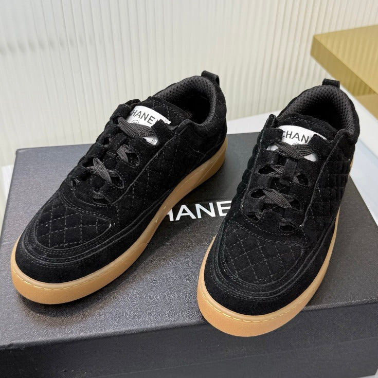 Chanel 2026 26A Quilted Sneakers Suede 986957