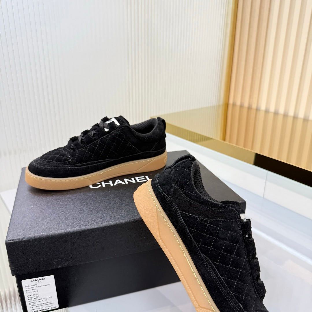 Chanel 2026 26A Quilted Sneakers Suede 986957