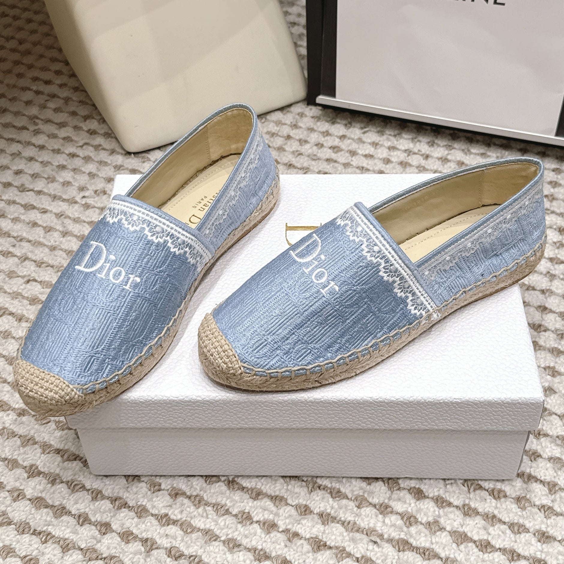 Dior 2026 Embroidered Loafer Canvas 930234