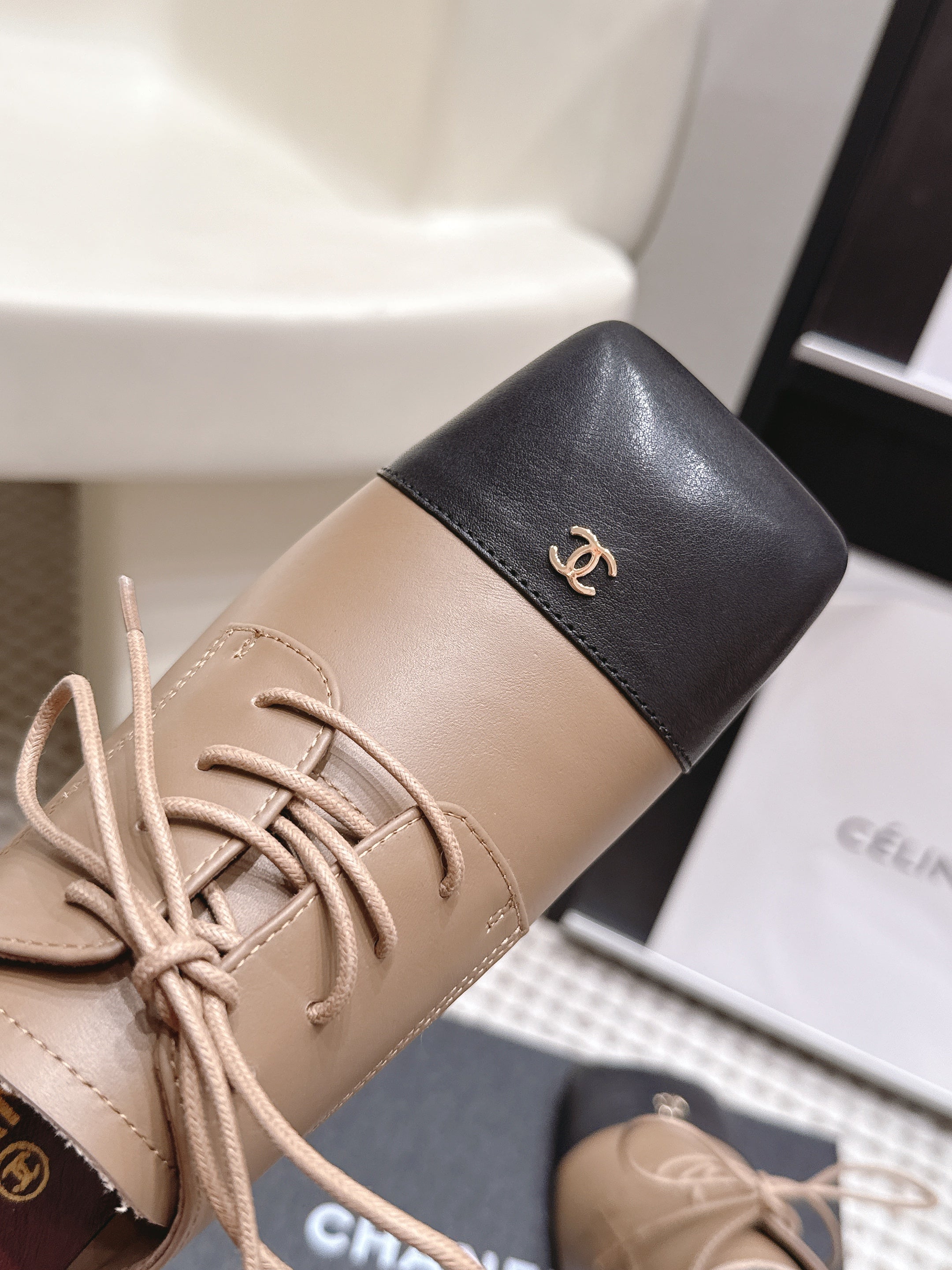 Chanel 2026 Mary Jane Shoes 50mm Cowhide 930696