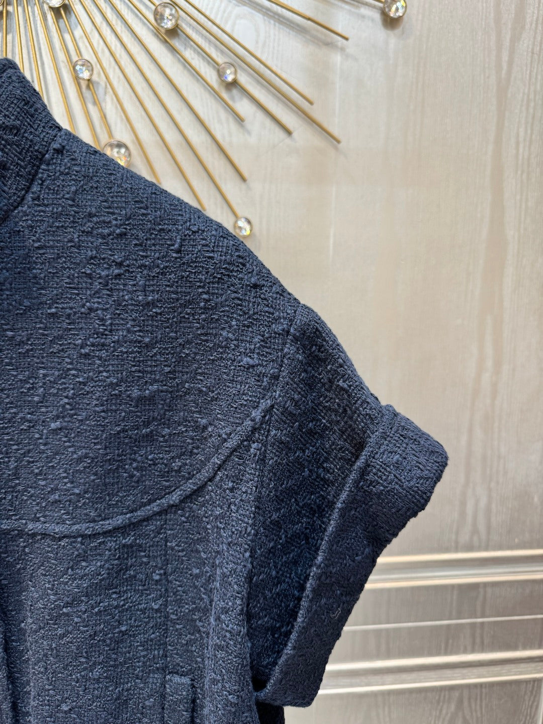 Chanel 2026 Blouson Navy Blue Cotton Viscose