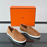 HM Men's Kiddy Slip-on Brown Suede 718281