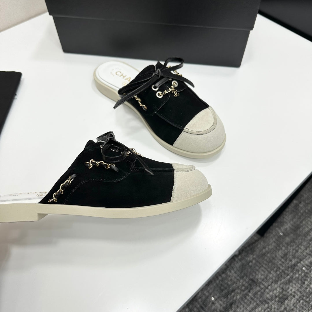 Chanel 2026 Slip-On Mule Suede Cowhide 985753