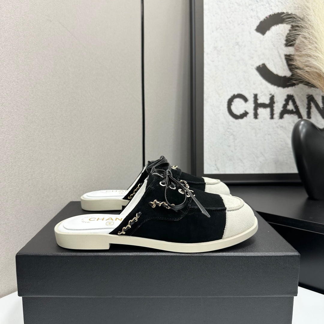 Chanel 2026 Slip-On Mule Suede Cowhide 985753