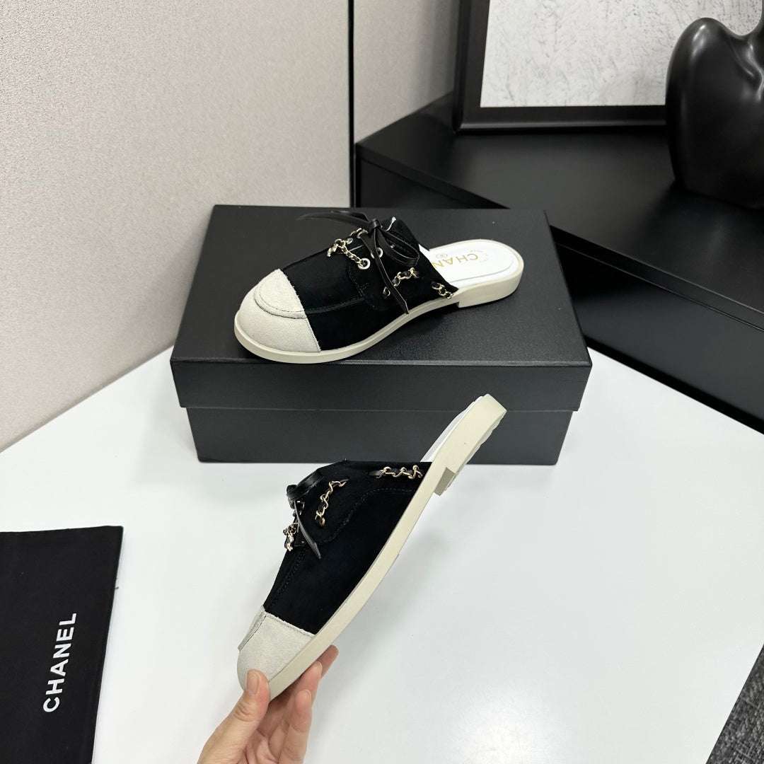 Chanel 2026 Slip-On Mule Suede Cowhide 985753