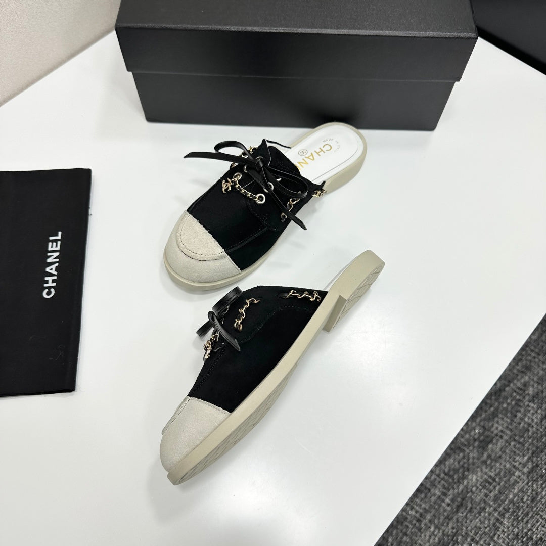 Chanel 2026 Slip-On Mule Suede Cowhide 985753