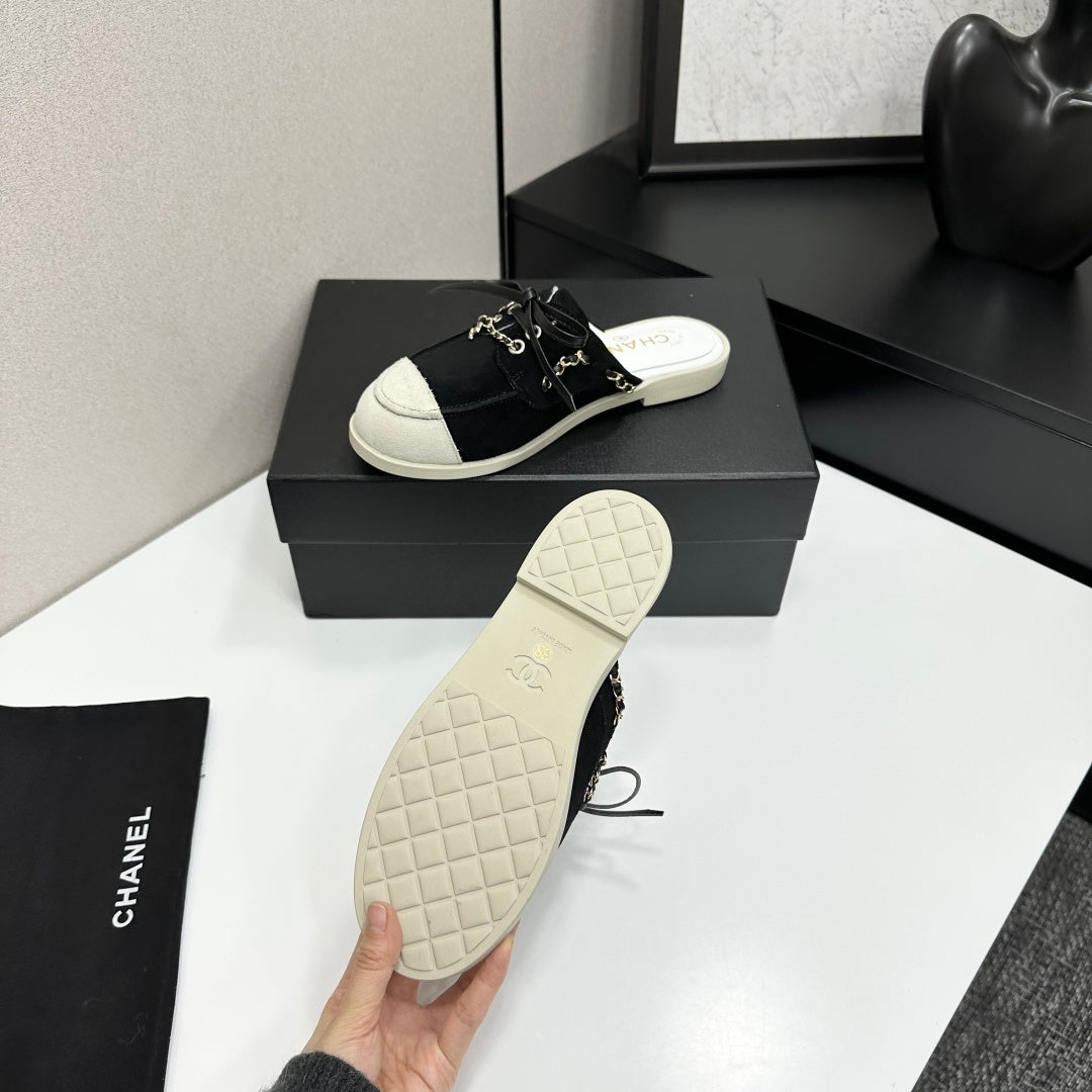 Chanel 2026 Slip-On Mule Suede Cowhide 985753