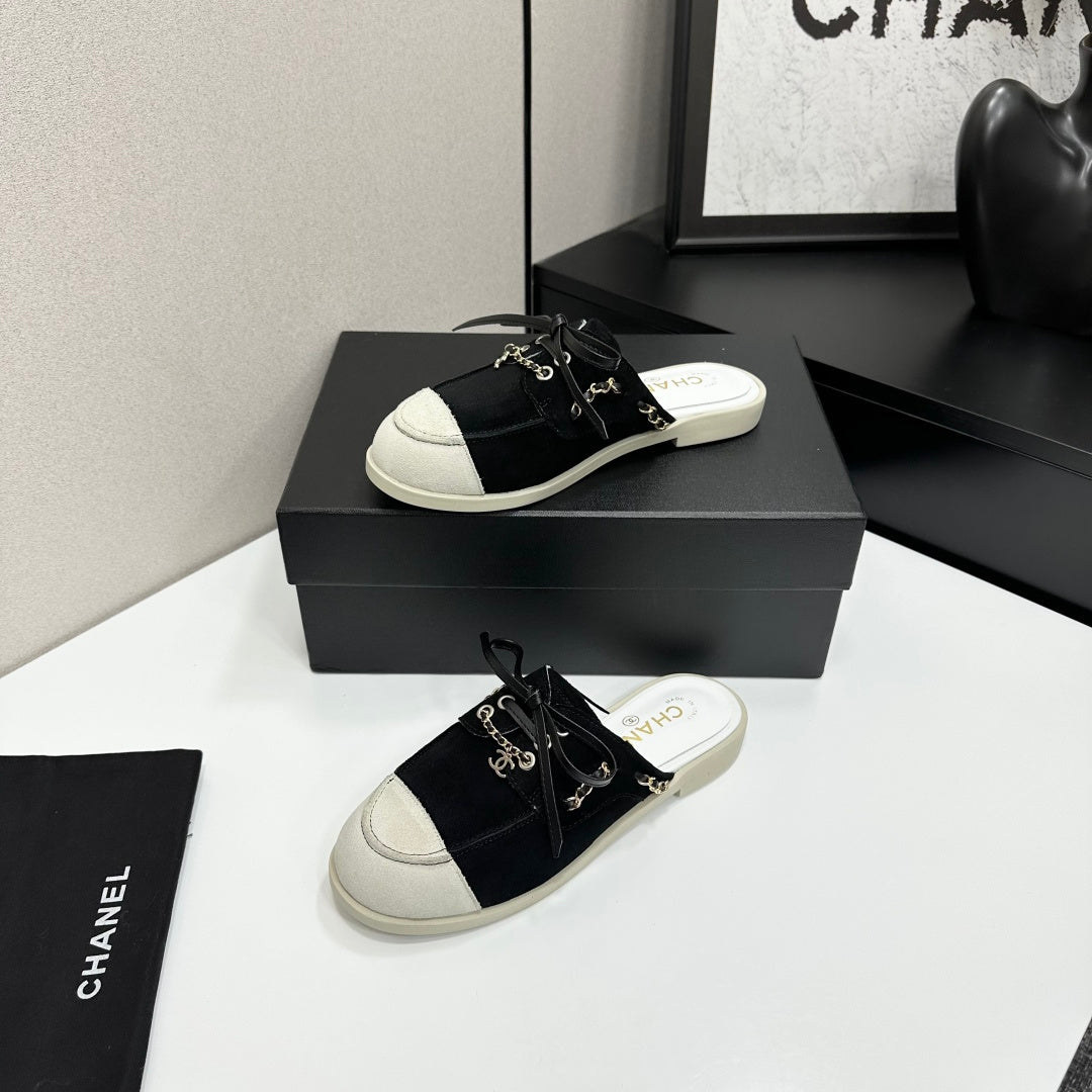 Chanel 2026 Slip-On Mule Suede Cowhide 985753