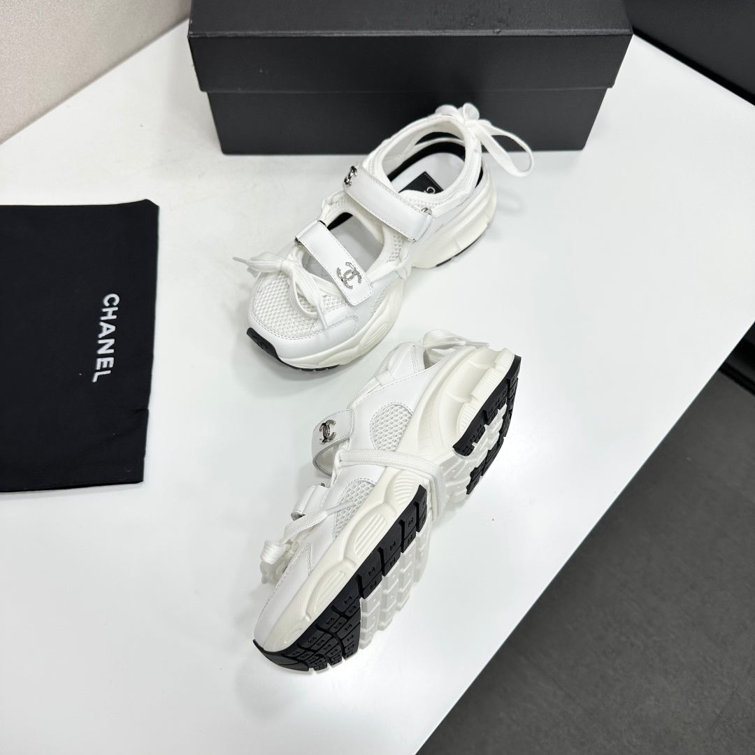 Channel 2026 Casual Sneakers 30mm Mesh Calfskin 894891