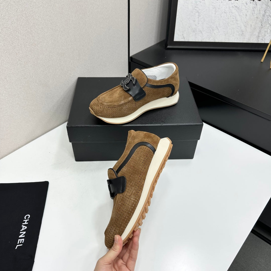 Chanel 2026 Panda Sneakers Suede Cowhide 926338