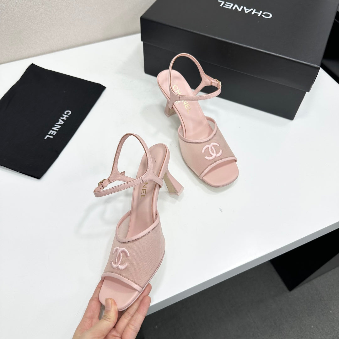 Chanel 2026  Sandals 70mm Mesh Lambskin 926435