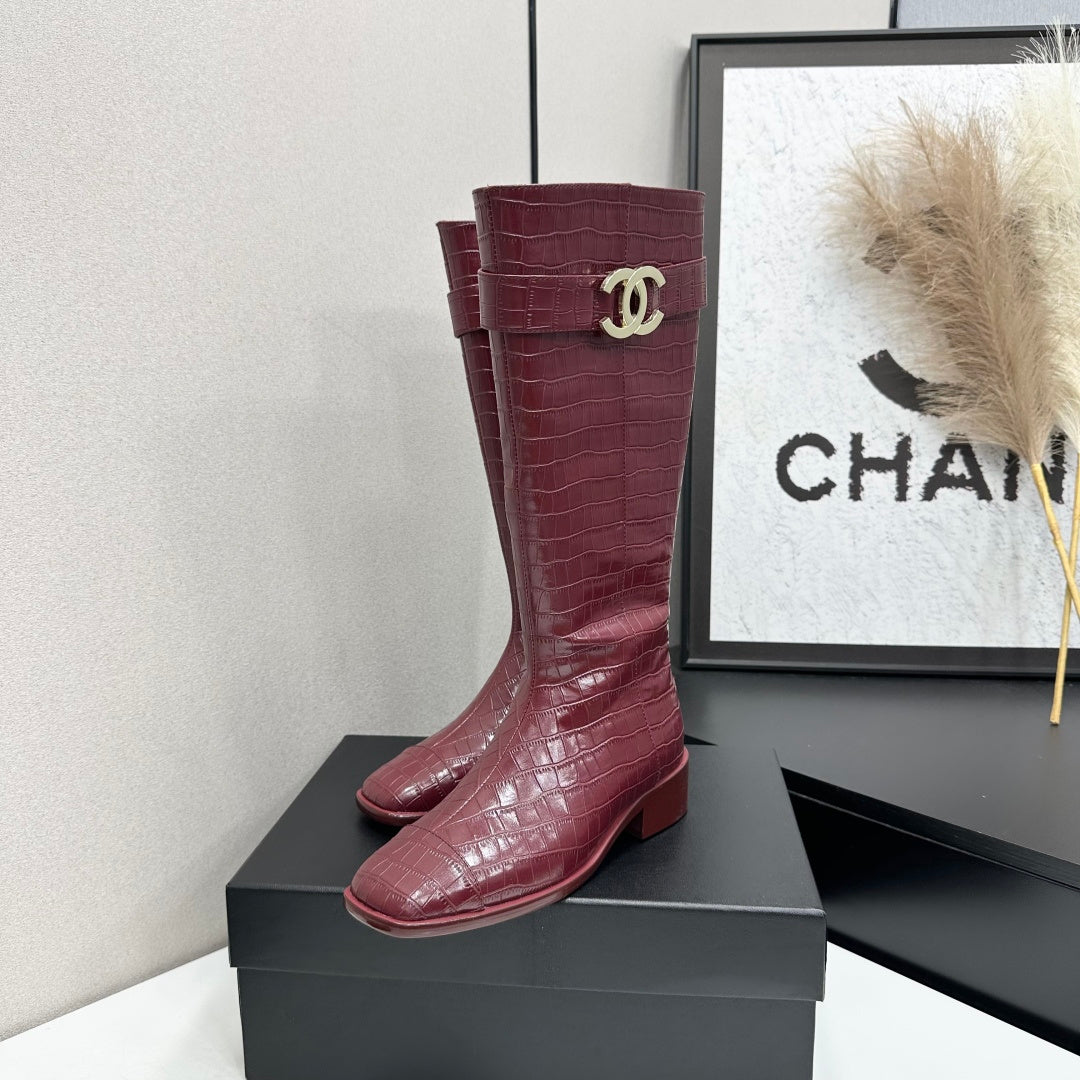Chanel 2026 Metiers D'art Boots 45mm Suede Cowhide 986193