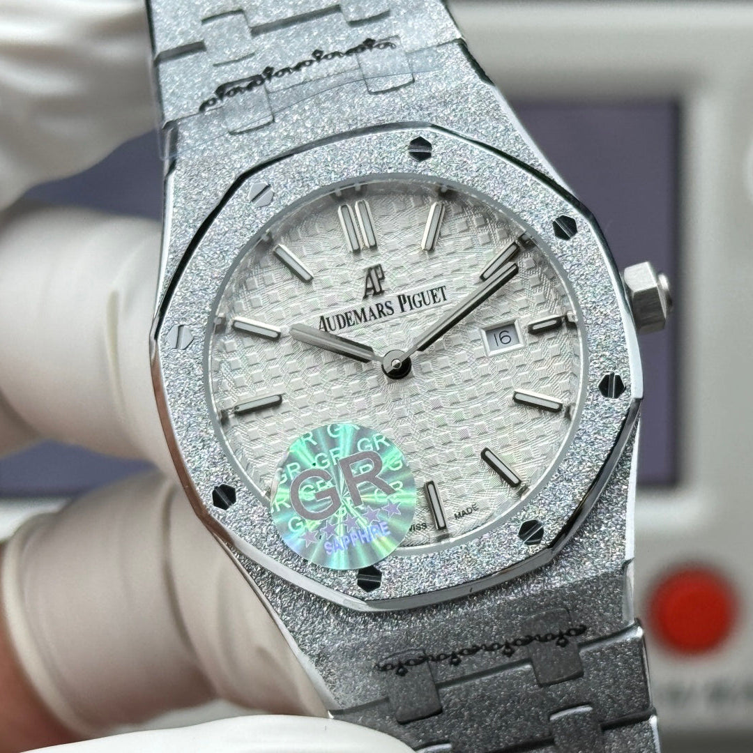 Audemars Piguet Royal 33mm White Dial White Gold Case