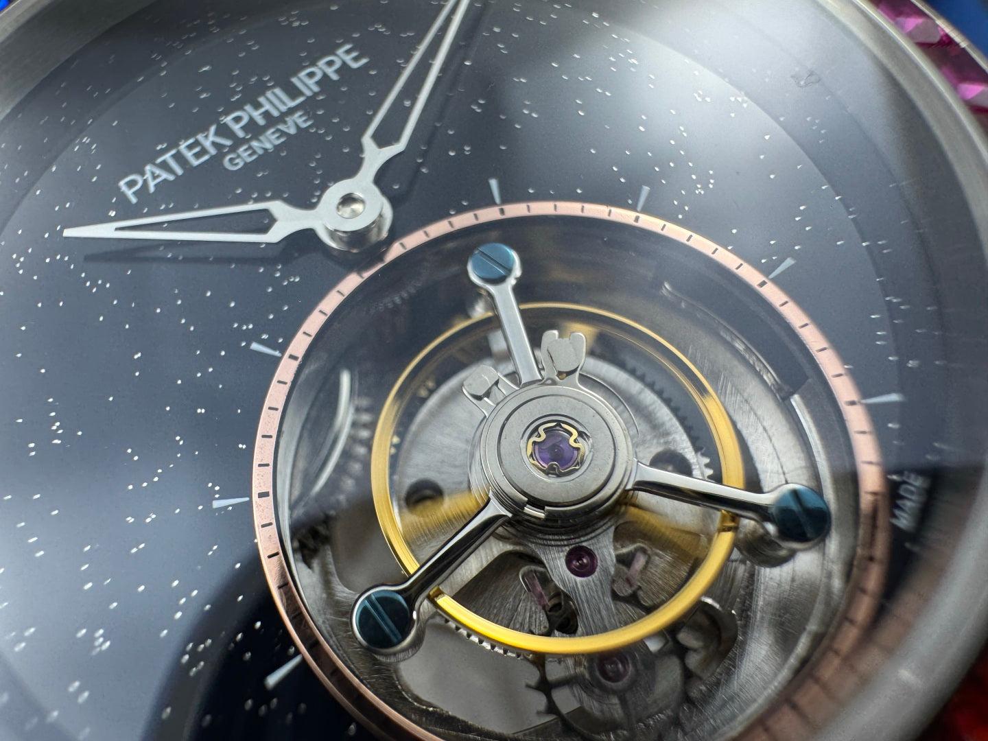 Patek Philippe Grand Complications Sky Moon Tourbillon 42mm Steel Case Rainbow Benzel
