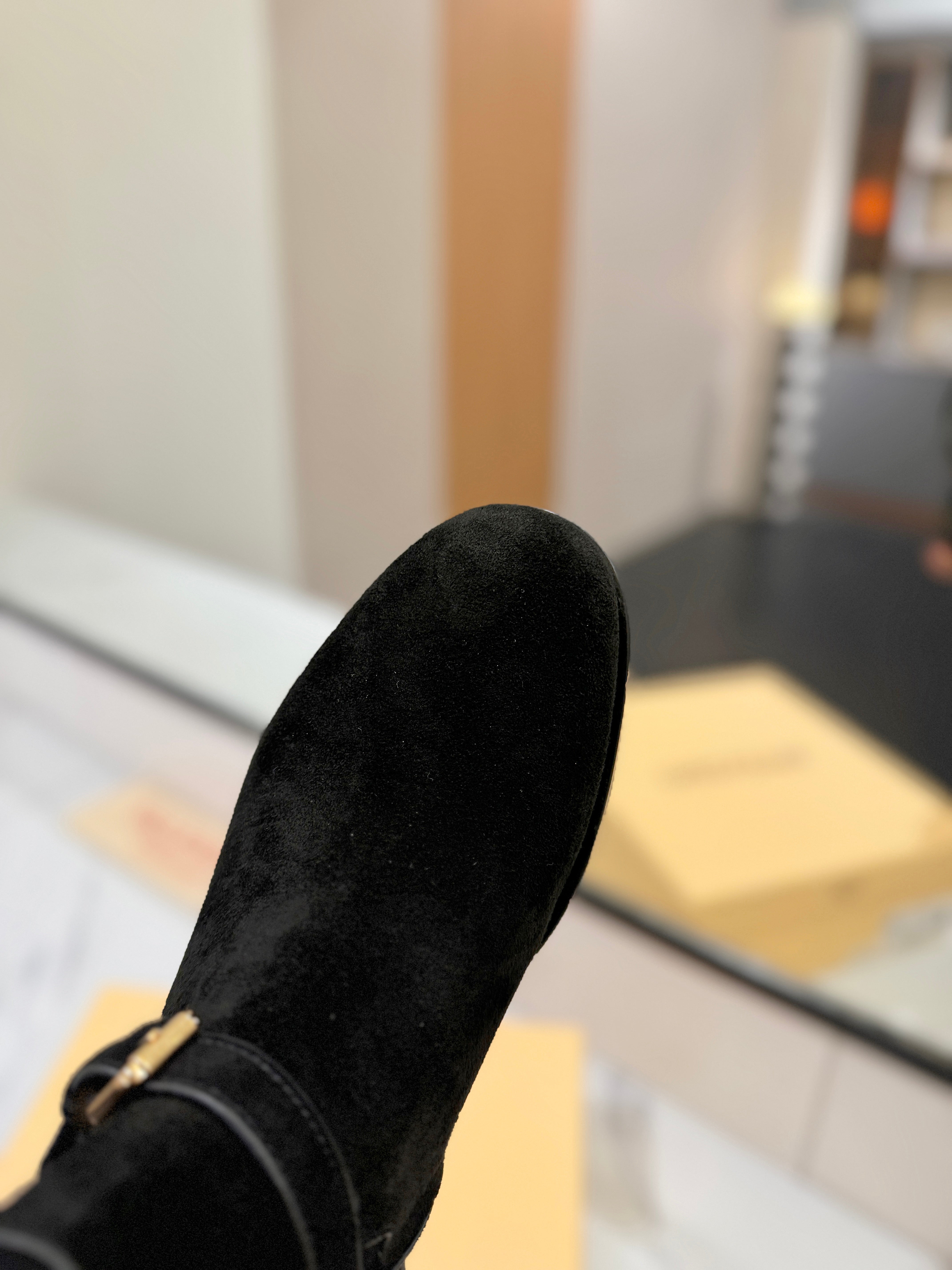 Valentino 2025 Pattie Boot Black Suede 560744