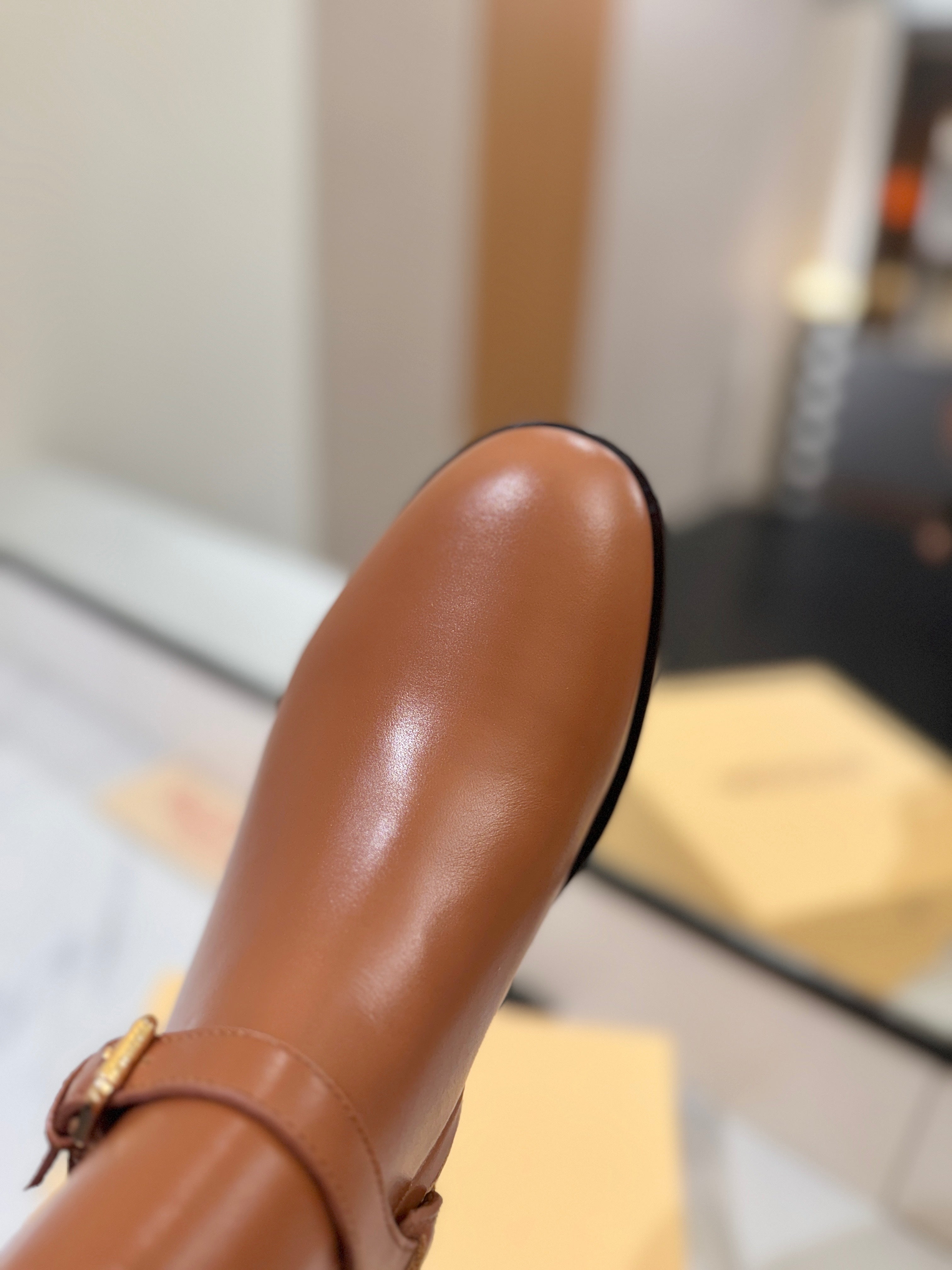 Valentino 2025 Pattie Boot Brown Calfskin 560749