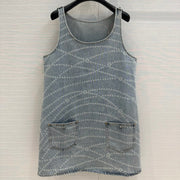 CC Denim Dress Blue Cotton