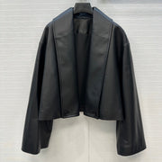 Loewe 25 Jacket Black Lambskin And Cotton