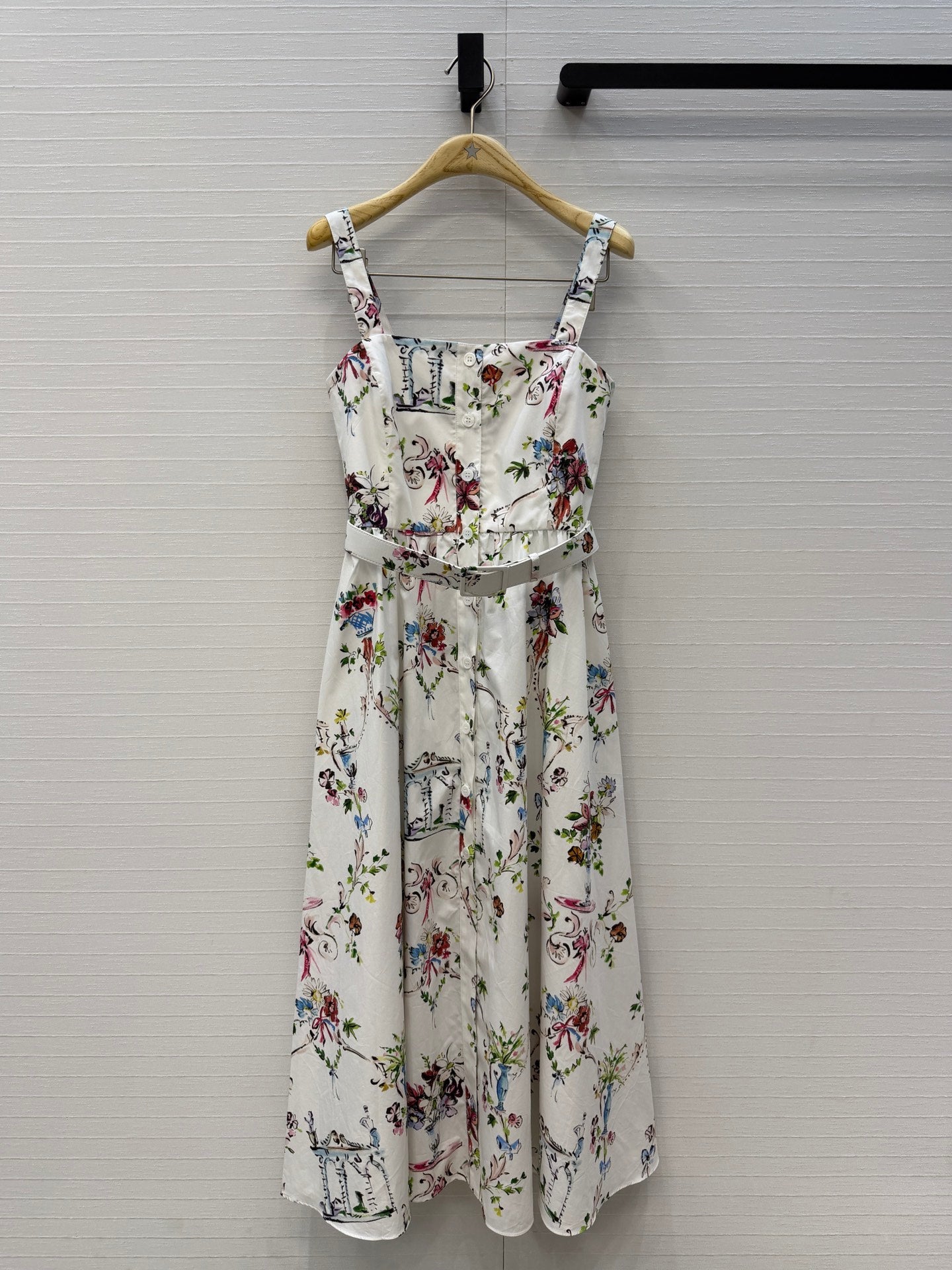 Dior 2026 Print Slip Dress Cotton 401997