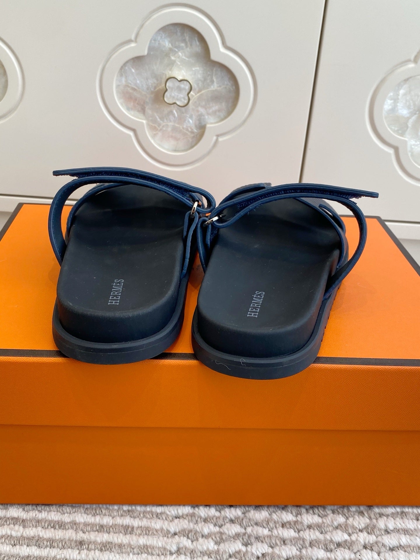 Hermes 2026 Chypre Sandal Leather 647814