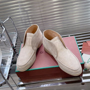 open walk chukka boot light grey suede