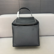 LOE GOYA BACKPACK 41 IN BLACK GRAINED CALFSKIN