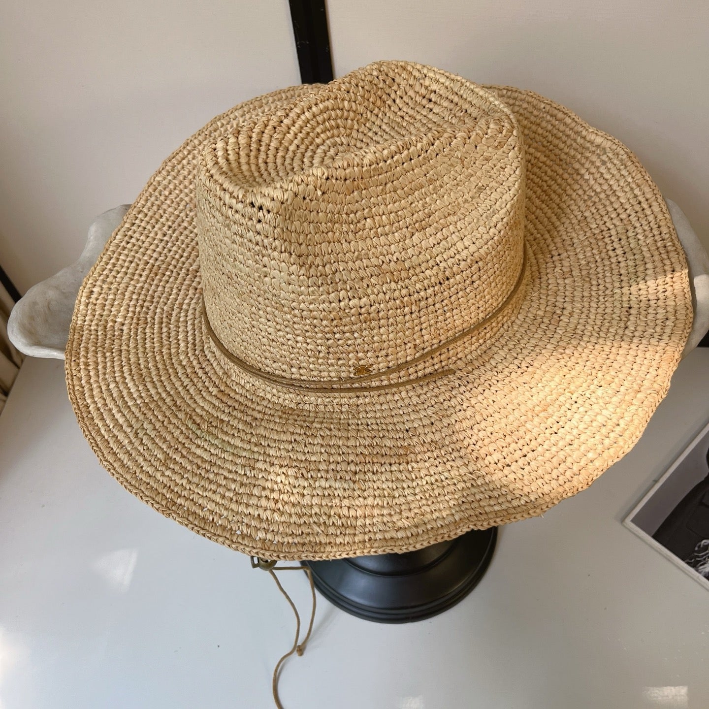Celine Raffia Crochet Hat 269029