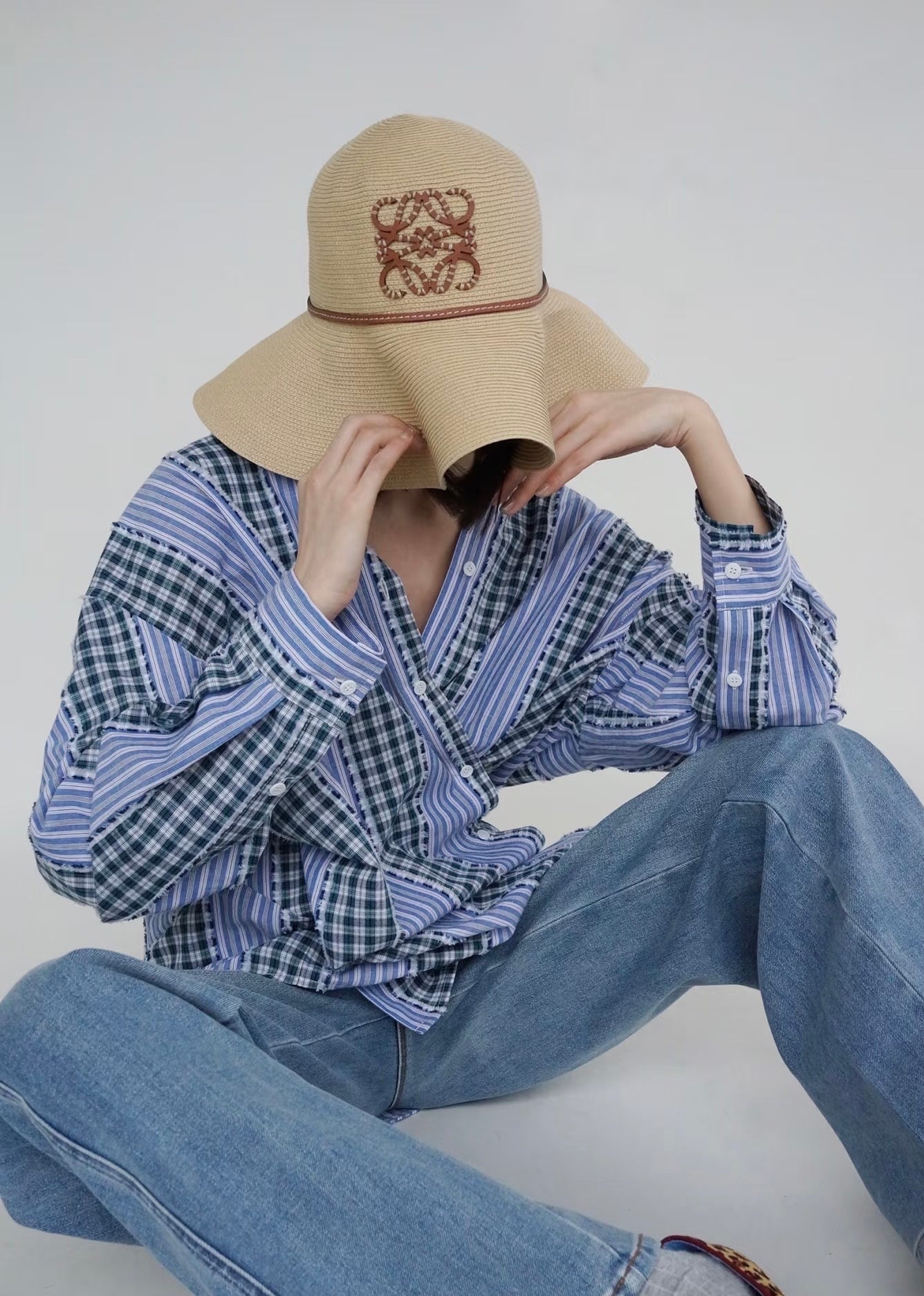 Loewe Oversized Straw Hat 299783