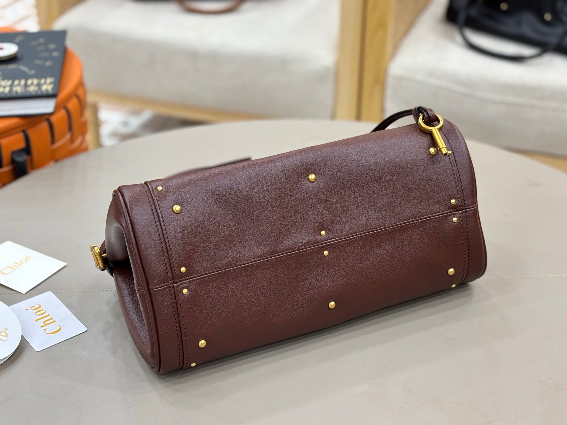 Chloe 2026 Paddington Bag Grenat Leather