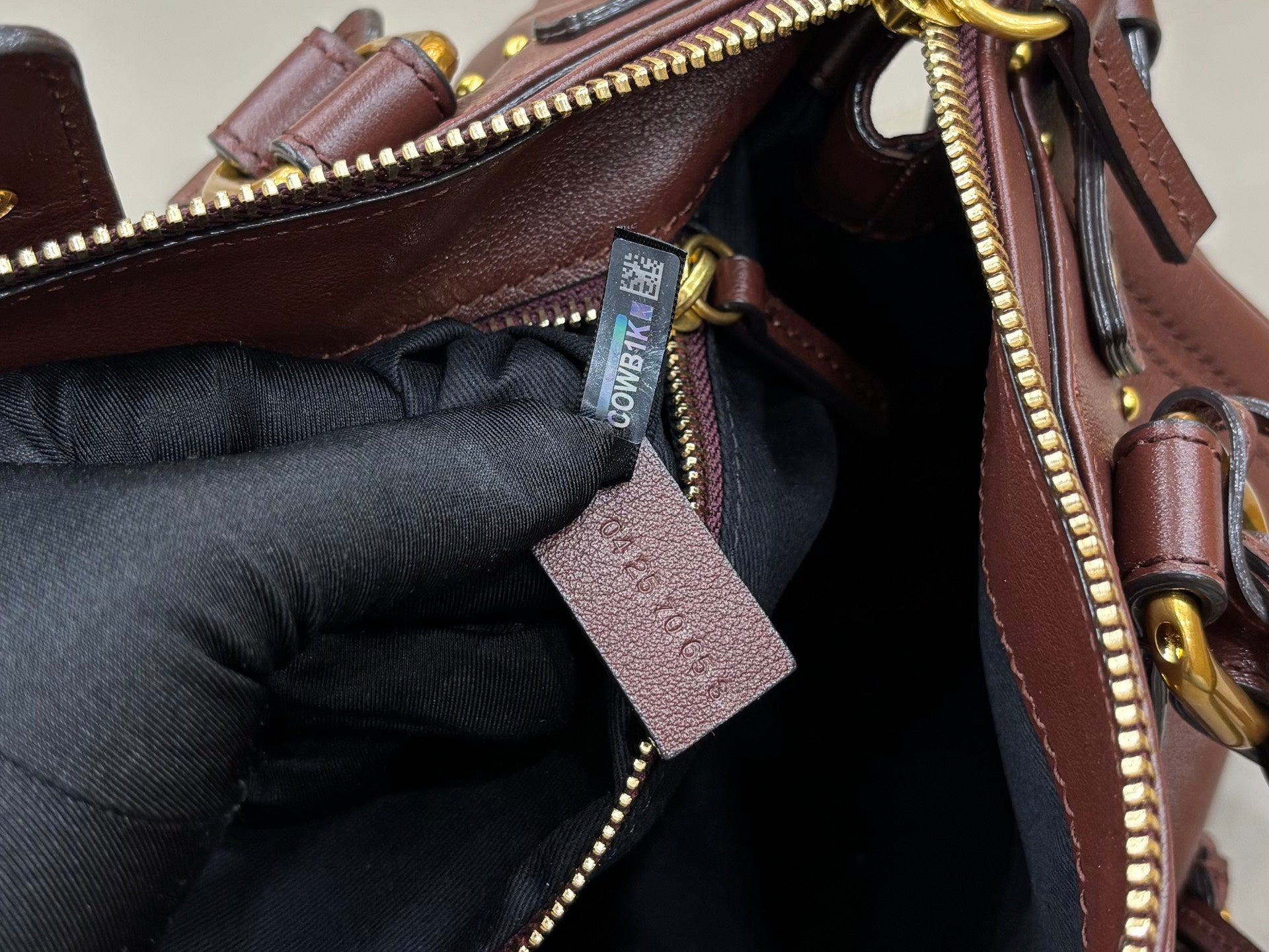 Chloe 2026 Paddington Bag Grenat Leather