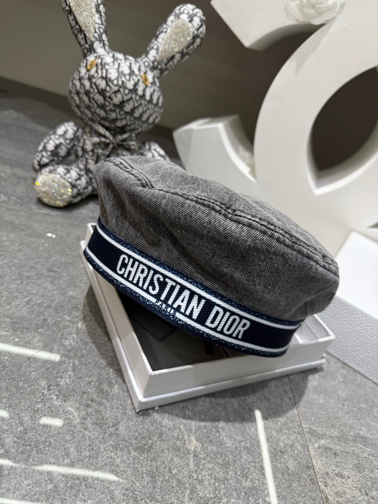 Dior Denim Beret 448261