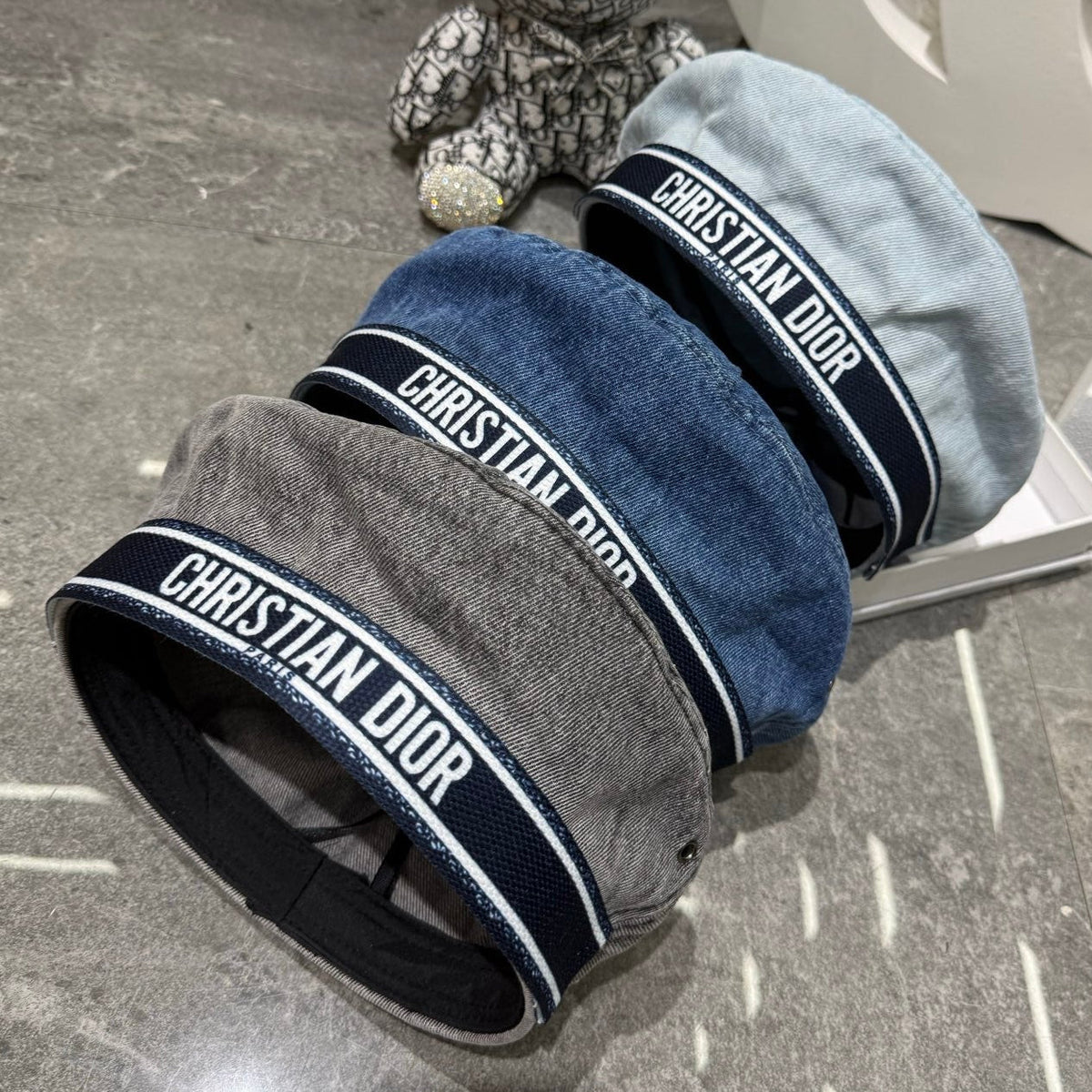 Dior Denim Beret 448261