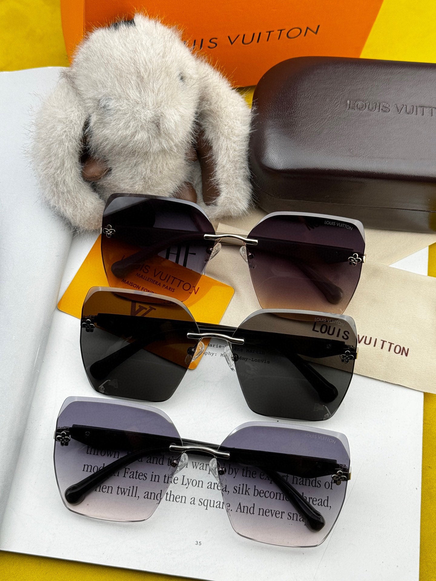 SQUARE SUNGLASSES L8612 IN ACETATE