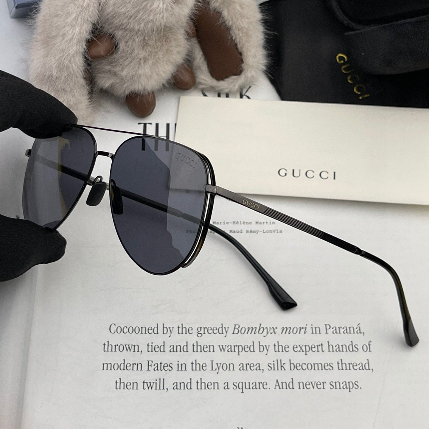 AVIATOR FRAME SUNGLASSES 1227 IN METAL