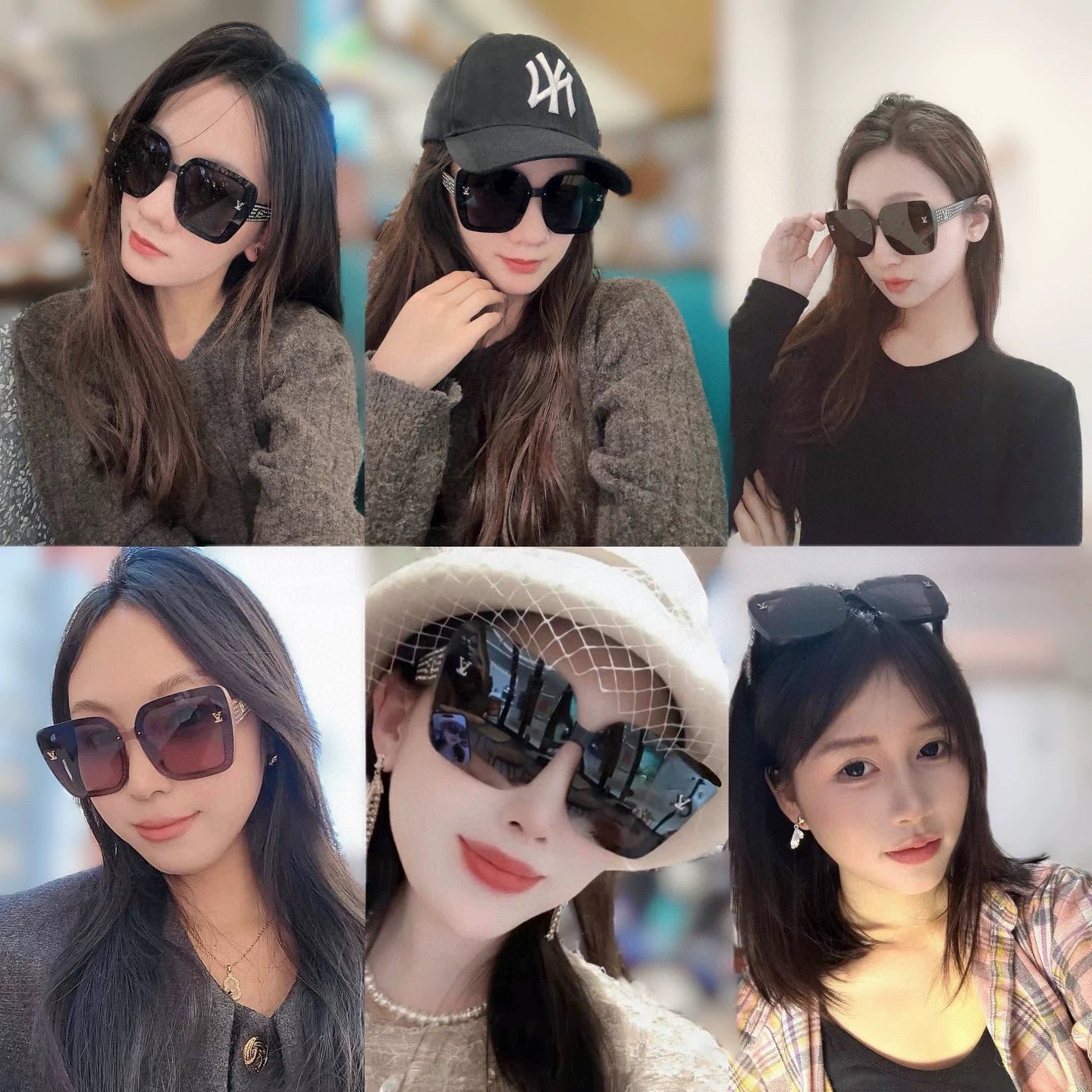 SQUARE JEWEL SUNGLASS L2990 IN ACETATE FRAME