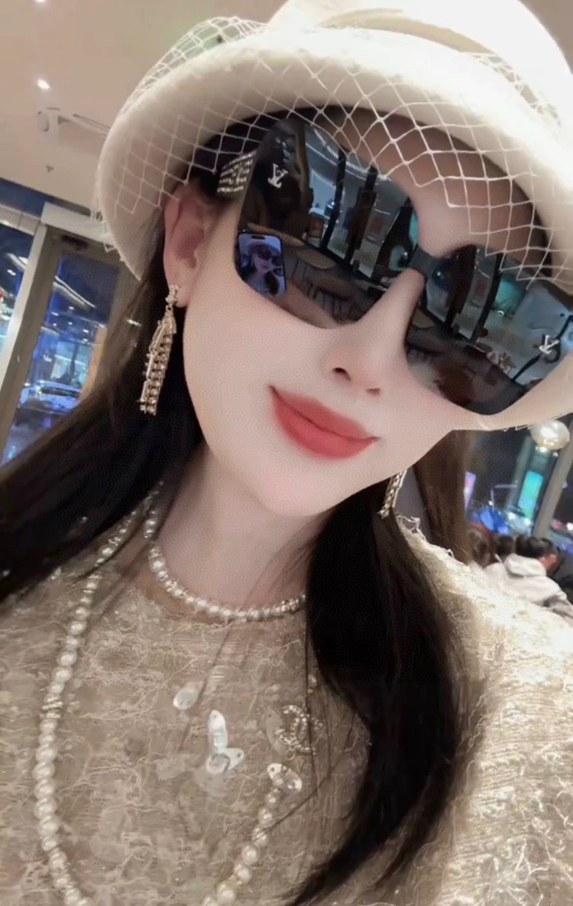 SQUARE JEWEL SUNGLASS L2990 IN ACETATE FRAME