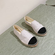 espadrilles grey black canvas