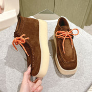 Miu Ankle Boots Caramel Suede